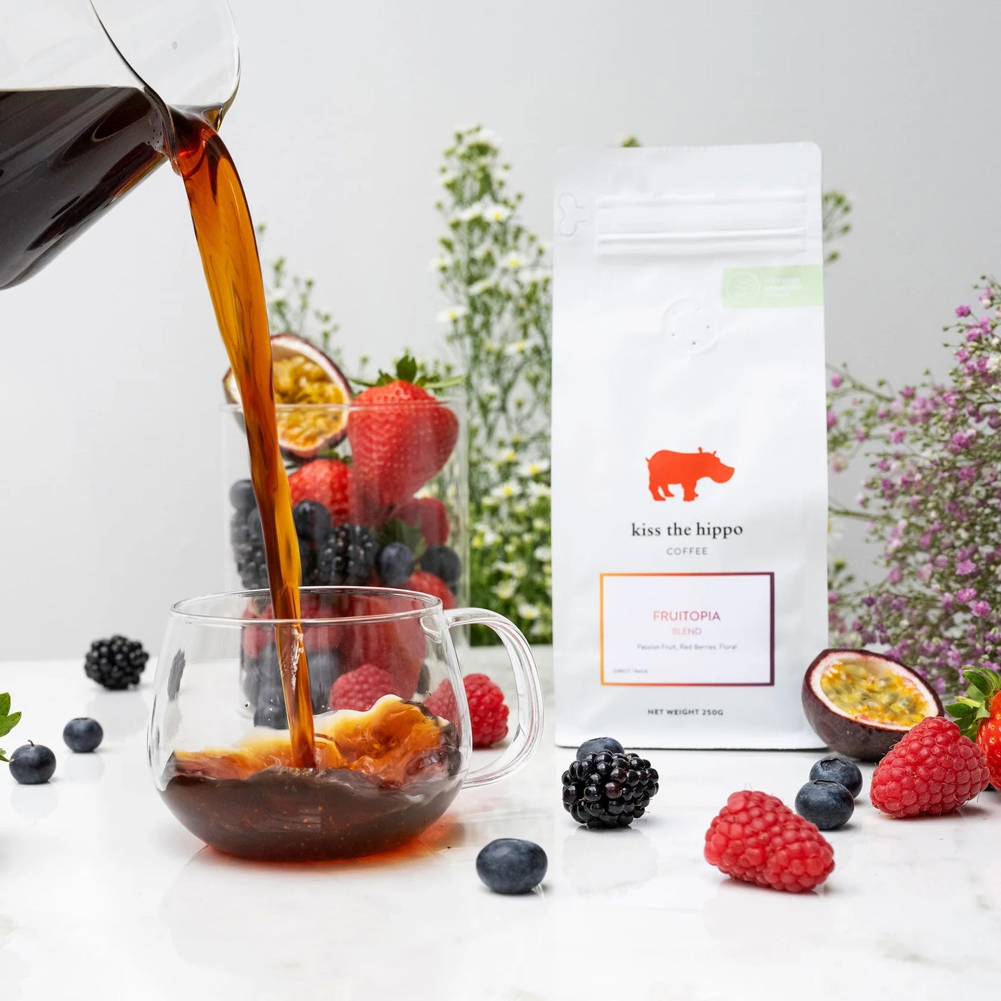 Kiss the Hippo, Frutopia Blend 250G