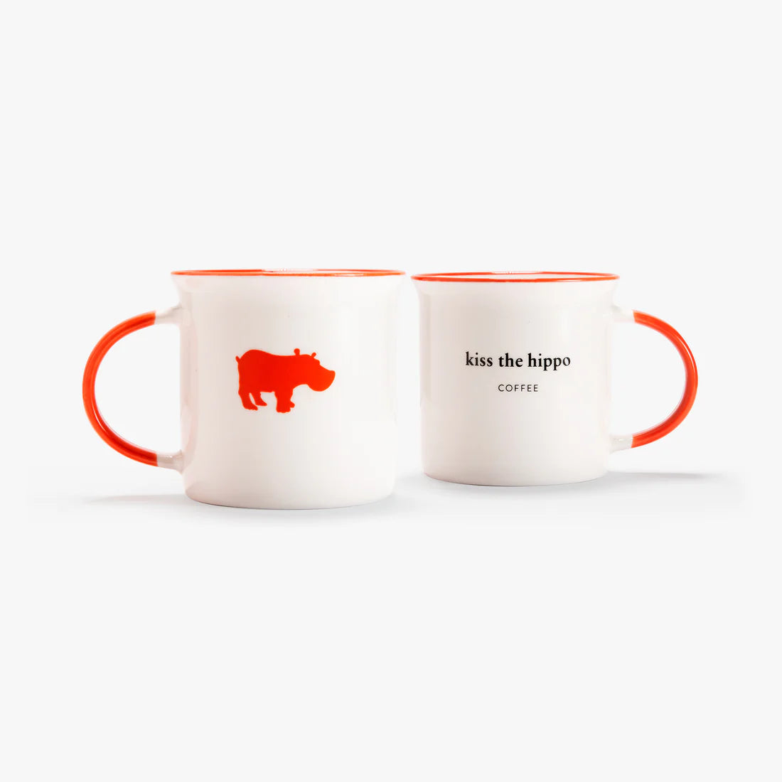 Kiss the Hippo Ceramic Mug