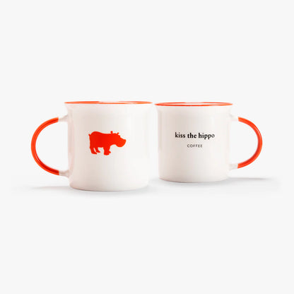 Kiss the Hippo Ceramic Mug