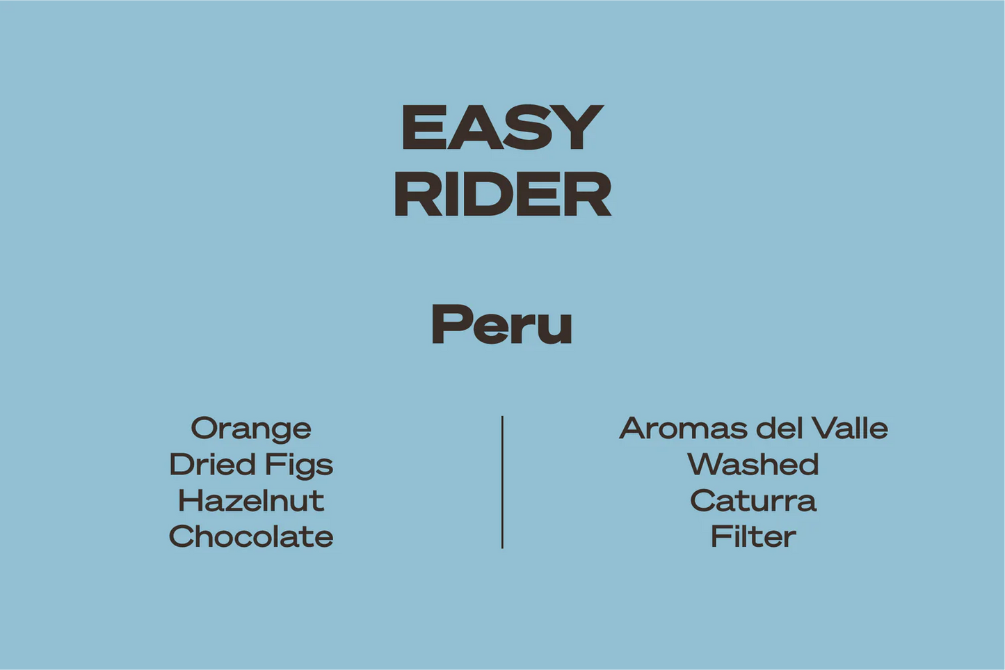 Wide Awake Easy Rider - Colombia - Filter 250g