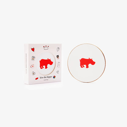 Kiss the Hippo - Limited Edition Coasters